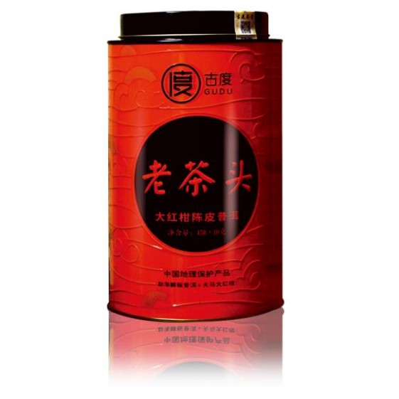 【古度】老茶头【大红柑陈皮普洱】