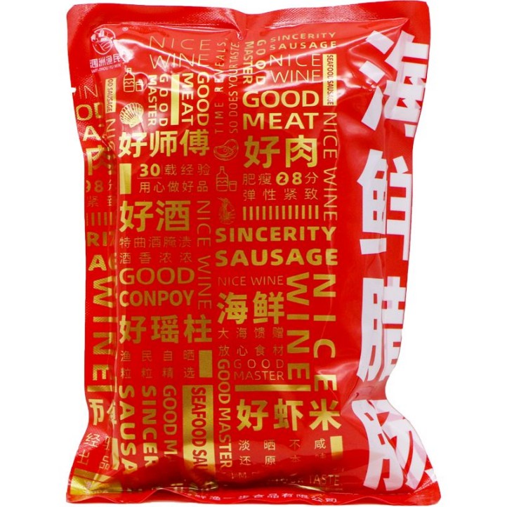 海鲜腊肠500g/包